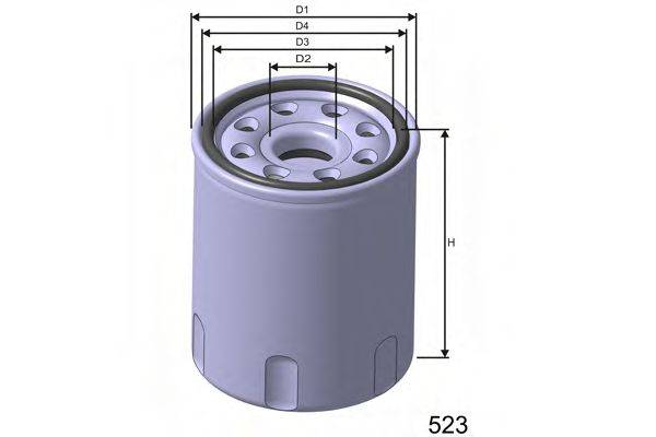 Масляний фільтр MISFAT Z258