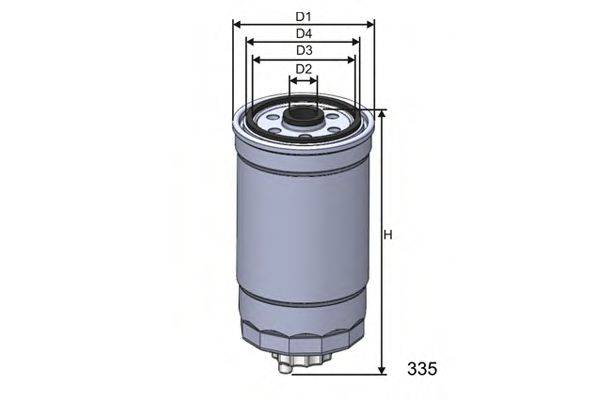 Топливный фильтр MISFAT M414