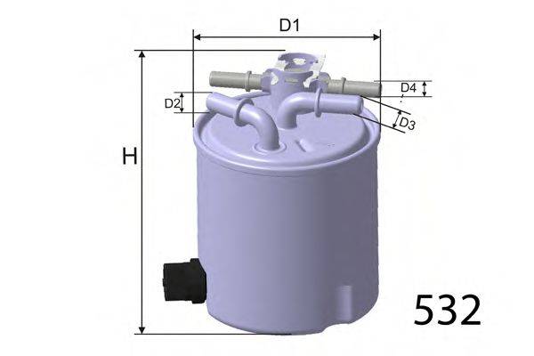 Топливный фильтр MISFAT M503