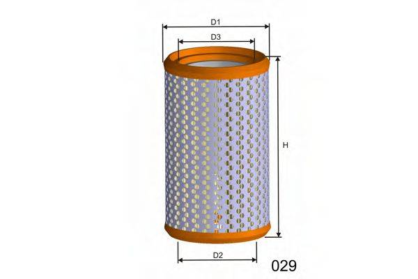 Воздушный фильтр MISFAT R228