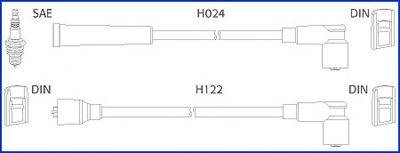 Комплект проводов зажигания HITACHI 134347