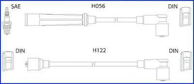 Комплект дротів запалення HITACHI 134474