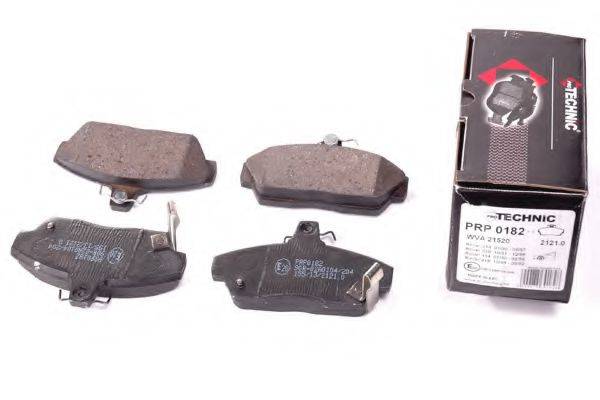 Комплект тормозных колодок, дисковый тормоз PROTECHNIC PRP0182