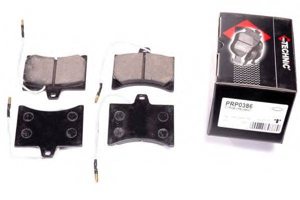 Комплект тормозных колодок, дисковый тормоз PROTECHNIC PRP0386