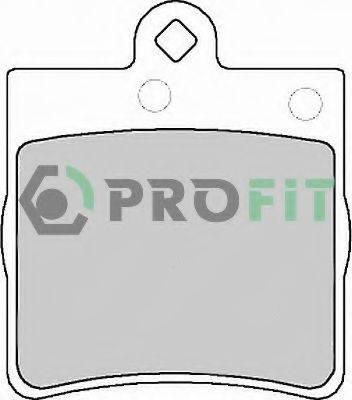 Комплект тормозных колодок, дисковый тормоз PROFIT 5000-1311