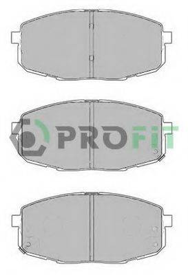 Комплект тормозных колодок, дисковый тормоз PROFIT 5000-1869