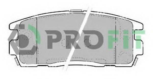 PROFIT 50001935 Комплект тормозных колодок, дисковый тормоз