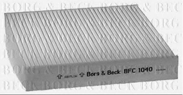 Фильтр, воздух во внутренном пространстве BORG & BECK BFC1040