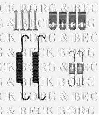 Комплектуючі, колодки дискового гальма BORG & BECK BBK6211