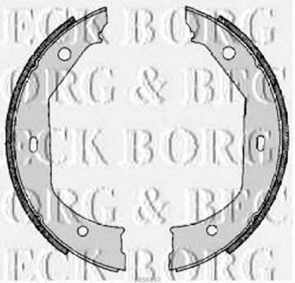 Комплект тормозных колодок BORG & BECK BBS6267
