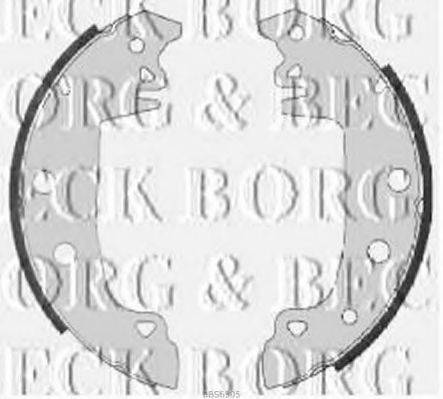 Комплект гальмівних колодок BORG & BECK BBS6305