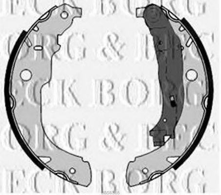 Комплект тормозных колодок BORG & BECK BBS6366