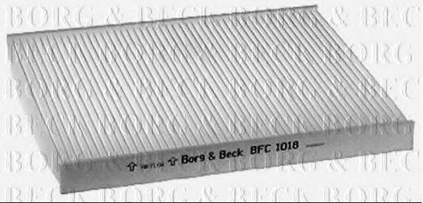 Фільтр, повітря у внутрішньому просторі BORG & BECK BFC1018