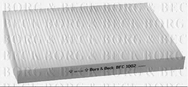 Фільтр, повітря у внутрішньому просторі BORG & BECK BFC1002