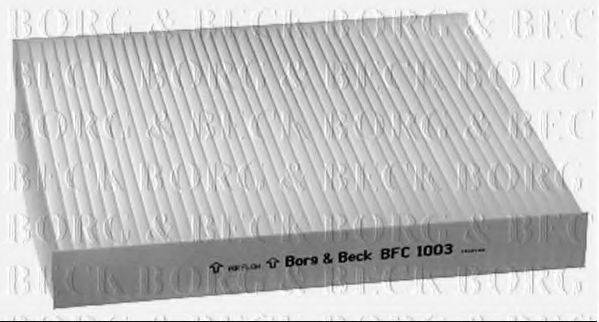 Фильтр, воздух во внутренном пространстве BORG & BECK BFC1003