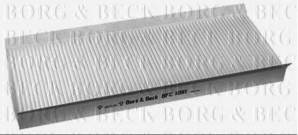 Фильтр, воздух во внутренном пространстве BORG & BECK BFC1091