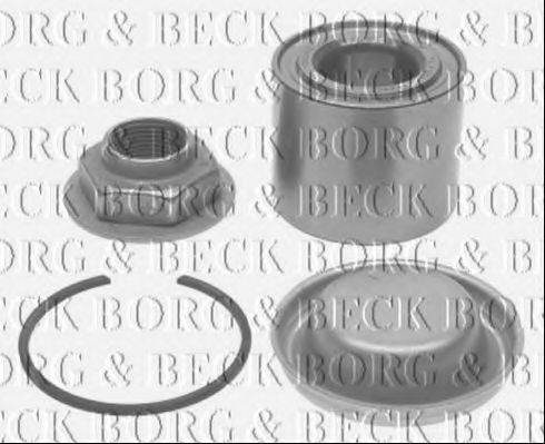 Комплект підшипника ступиці колеса BORG & BECK BWK1107