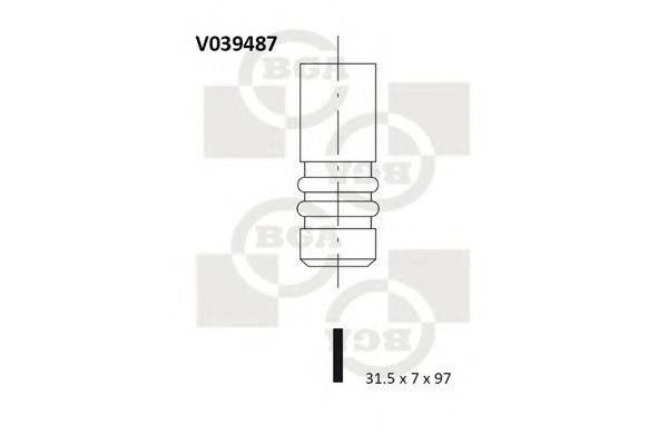 Выпускной клапан BGA V039487