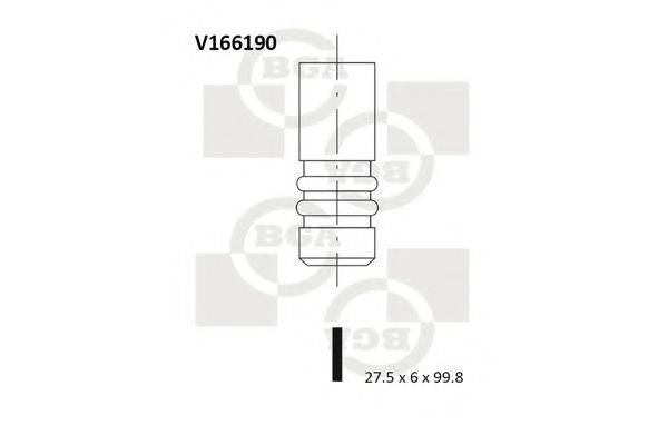 Впускний клапан BGA V166190