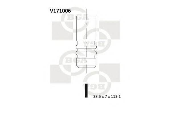 Впускний клапан BGA V171006