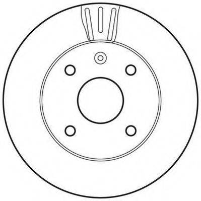 Тормозной диск JURID 562662JC