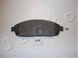 Комплект тормозных колодок, дисковый тормоз JAPKO 50018