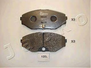Комплект тормозных колодок, дисковый тормоз JAPKO 50120