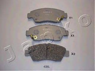 Комплект тормозных колодок, дисковый тормоз JAPKO 50435