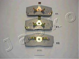 Комплект тормозных колодок, дисковый тормоз JAPKO 50606