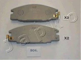 Комплект тормозных колодок, дисковый тормоз JAPKO 50904