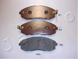 Комплект тормозных колодок, дисковый тормоз JAPKO 50H02