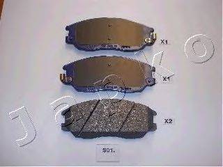 Комплект тормозных колодок, дисковый тормоз JAPKO 50S01