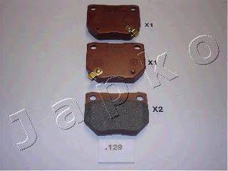 Комплект тормозных колодок, дисковый тормоз JAPKO 51129
