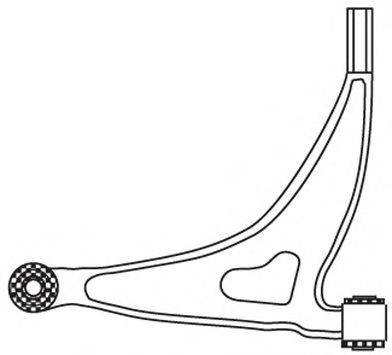 Важіль незалежної підвіски колеса, підвіска колеса FRAP 3422