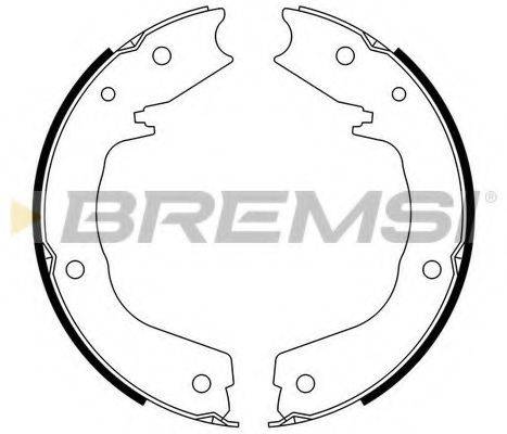 Комплект тормозных колодок BREMSI GF0831