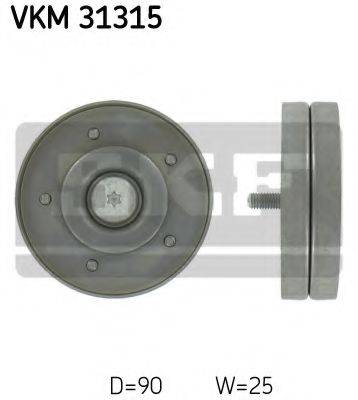 Паразитний / провідний ролик, полікліновий ремінь SKF VKM 31315