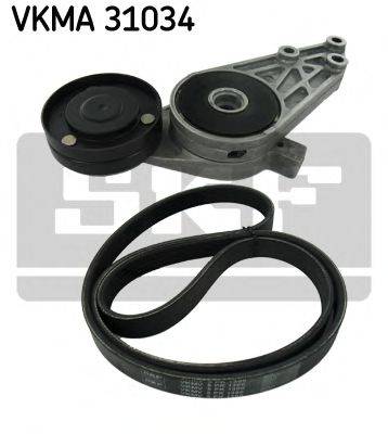 Поликлиновой ременный комплект SKF VKMA 31034