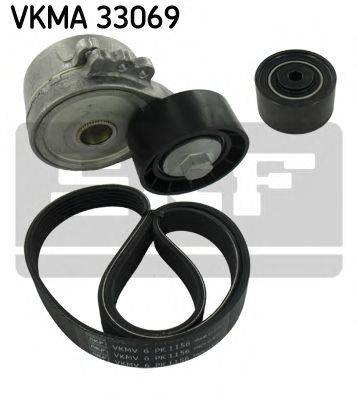 Полікліновий ремінний комплект SKF VKMA 33069