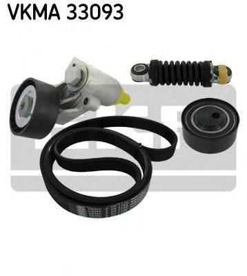 Поликлиновой ременный комплект SKF VKMA 33093