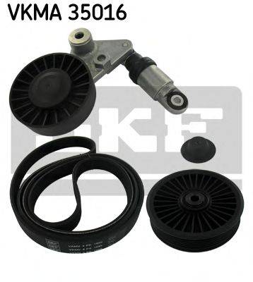 Поликлиновой ременный комплект SKF VKMA 35016