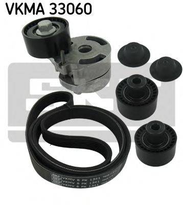 Полікліновий ремінний комплект SKF VKMA 33060