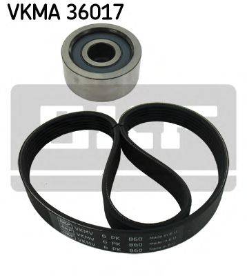 Полікліновий ремінний комплект SKF VKMA 36017