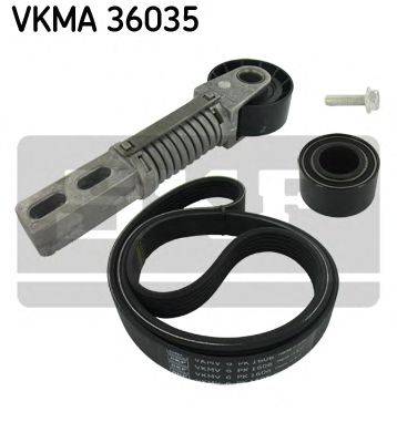 Полікліновий ремінний комплект SKF VKMA 36035
