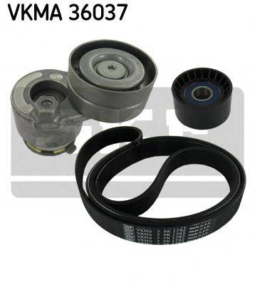 Полікліновий ремінний комплект SKF VKMA 36037