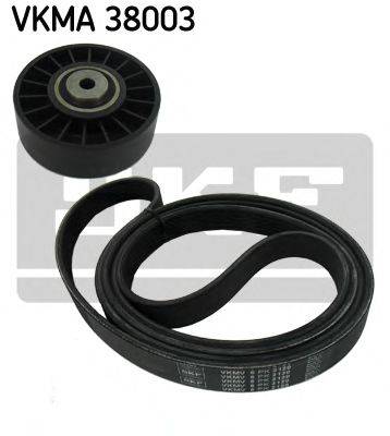 Поликлиновой ременный комплект SKF VKMA 38003