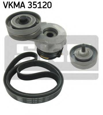 Поликлиновой ременный комплект SKF VKMA 35120