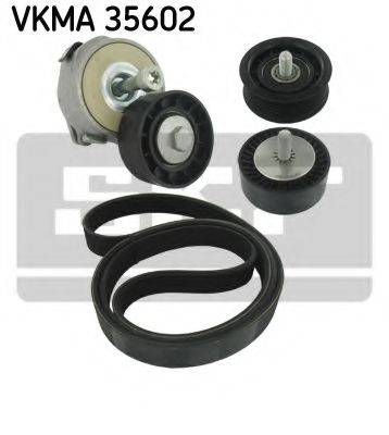 Поликлиновой ременный комплект SKF VKMA 35602
