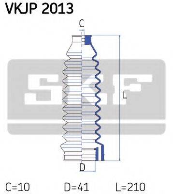Комплект пильника, рульове управління SKF VKJP 2013