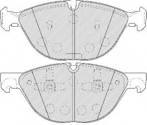 Комплект тормозных колодок, дисковый тормоз FERODO FDB4079