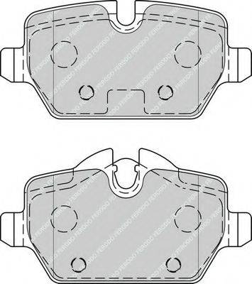 Комплект тормозных колодок, дисковый тормоз FERODO FDB4383
